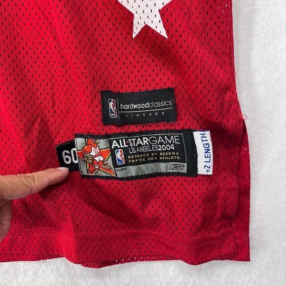 Vtg Steve Francis Jersey 60 Red All Star LA 2004 #14 Reebok For NBA Athlete +2 L - Picture 6 of 12